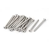 uxcell セルフタッピングねじ セルフドリルネジ カウンターシンク セルフタッピングねじ 25個入り