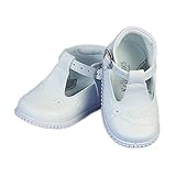 Angels Garment Toddler Girlsホワイトバックル洗礼式イースター靴4 – 5 カラー: ホワイト