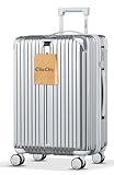 [ClioClio] スーツケース キャリーケース キャリーバッグ 拡張機能付 超軽量 静音 鏡面加工 ダブルキャスター 【360度回転 &