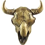 Sierra Lifestyles SL-681182 AB Buffalo Skull Knob by Sierra Lifestyles