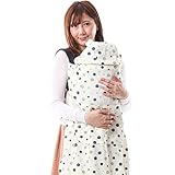 KIDSMIO(キッズミオ) 春夏用 からふるドット柄 UVカット マルチケープ ブルー系 FREE