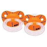 NUK 2 Count Sports Orthodontic Pacifier, Size 2, Basketball by NUK [並行輸入品]