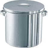 日東金属工業:日東 ステンレスタンク テーパー付貯蔵用タンク(フタ付) 36L TP-ST-36 型式:TP-ST-36