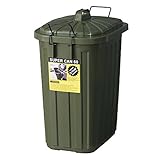 東谷 ゴミ箱 60L スーパーカン 角型60 グリーン LFS-937(GR)