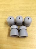 イヤホン用　耳栓　グレー　5個セット　パッド　ビクター　WT-UM8　WD-UM15　TR60　TR77用　TB-eye WFDI-TC2、CM11用　TOA WF-101用　インカムイヤホン