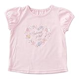 (チャックル) chuckle *スウィートガール*シェル柄半袖Tシャツ ピンク 70cm P3358-70-20