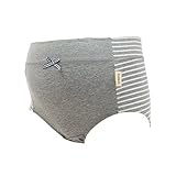 (犬印) INUJIRUSHI 産前産後使える らくちんショーツ(GY-グレー、M-L)