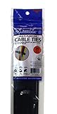 Cambridge 30pcs- 14" 75 Lbs Tensile Strength, Standard Duty Nylon Cable Ties, UV Black Cambridge [並行