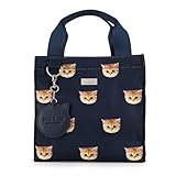 PAUL & JOE ACCESSOIRES ポール＆ジョーアクセソワ ランチトート ヌネット ねこ柄 メタル ミニバッグ ミニトート