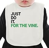 Just Do It For The Vine Funny Slogan ネクタイを有する有機ビブ Medium
