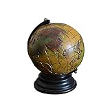 Baidecorイエロー樹脂レトロGlobe Money Box Piggy Bank