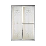 スターリング配管5977 – 59sシャワードアバイパス70 " H x 54 – 3 / 8 – 59 – 3 / 8 " W楕円ガラスシルバー