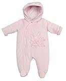 STYLE MIXX Baby Girls Boys Bear Hooded Ski Suit Snowsuit Pramsuit All In One Coat Jacket (NEWBORN, P