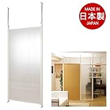 突っ張りパーテーションボード幅90cm 本体用 クリア NJ-0117