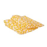 Bacati Ikat Yellow Giraffe 2 Pc Muslin Crib Sheets