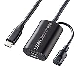 サンワサプライ(Sanwa Supply) 5m延長USB3.1 Type C-Type Cアクティブリピーターケーブル KB-USB-RCC305