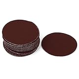 uxcell　サンディング　サンドペーパー　フロッキング　円形　直径75mm　粒度400　25枚入り