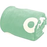 ottostyle.jp マイクロファイバーひざ掛け 大判サイズ リングドット/ミストグリーン (105×145cm) フワッとやさしい肌触り マシュマロタッチ