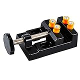 Wolfride 小型 卓上 万力 ミニ 固定 工作 細かい作業 簡単 取り付けバイス ホビー ジュエリー アクセサリー