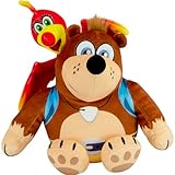 Club Mocchi Mocchi - Banjo-Kazooie ぬいぐるみ - プレミアムバンジョーとカズーイぬいぐるみ - スクイーズ コレクタービデオゲームぬいぐるみ - 15インチ