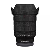 カメラレンズプロテクターコート保護フィルムボディヴィンリーラップスキンプレミアムステッカー 用のSony FE 20-70mm F4 G 写真デカール FE 4/20-70 G 4(三角形ブラック)