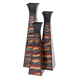 Deco 79 Metal Vase, 33 by 30 by 26-Inch [並行輸入品]