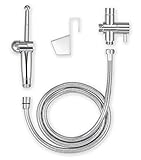 Jerrybox おしり洗浄器 ビデシャワー 洗浄器 Shattaf 調整式 圧力遮断 バルブ付き トイレ用スプレー プレミアムステンレススチール製