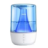 加湿器 Ausanat 超音波式 卓上 大容量 3.5L 三段階霧量調整可能 静音 対応 360℃自由回転ノズル 空焚き防止 乾燥/花粉症対