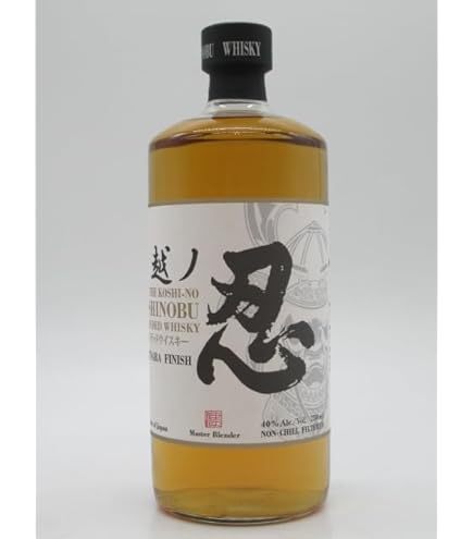 Amazon.co.jp: 越ノ忍 10年 ピュアモルトウイスキー ミズナラ 箱付き