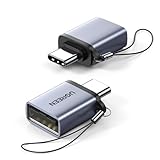 UGREEN USB C 変換アダプター OTG Type-C Thunderbolt USB3.0 タイプC 変換 5Gbps 高速データ転送 ストラップ付き MacBook, iPad Pro, Xperia XZ その他 USB-C 端末用 2個セット