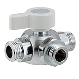 カクダイ 三方ボール切替弁 止水機能つき 650-250-13
