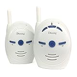 Duang® ベビーモニター わが家の安心モニター 双方向音声通信可能 通信距離300m ナイトランプ付 安心 遠隔対話 育児 年寄り介護 (無線ベビーモニター)
