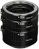 Fotodiox Pro Auto マクロエクステンションチューブキット Canon EOS EF/EF-sレンズ用 究極のクローズアップ