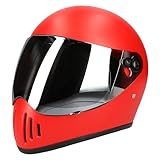 【NEO VINTAGE/ネオビンテージ】VT-5X フルフェイスヘルメット [マットレッド/FREEサイズ] + VT-5X専用 オプションカラーシールド [シルバーミラー]