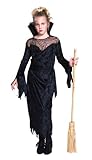RG Costumes Girls 91243-L Enchanting Witch Costume Black Large (12-14) [並行輸入品]