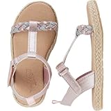 OSHKOSH(オシュコシュ) オシュコシュTストラップスパークルエスパドリュー ローズ ゴールド シューズ 14cm【並行輸入】