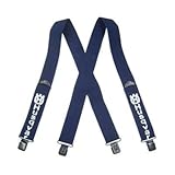 ハスクバーナ チェンソー 作業服・防護用品 サスペンダー クリップ式 ネイビー 6050010-55 [並行輸入品]