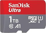 SanDisk (サンディスク) 1TB Ultra microSDXC UHS-I メモリーカード アダプター付き - 最大150MB/秒 C10 U1 フルHD A1 MicroSD カード - SDSQUAC-1T00-GN6MA [新バージョン]