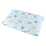MORIPiLO(モリシタ) ポケモン 敷パッド 防水 ダブル 140x205cm ブルー マットレス おねしょシーツ 保育園 子供 可愛い グッズ ピカチュウ キャラクター 406577
