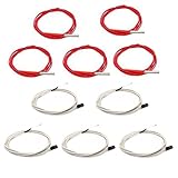 LEOWAY 3Dプリンターアクセサリー 12V/40WカートリッジヒーターとNTC温度センサ ケーブル サーミスタ セット 10本入り