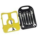 P Prettyia ラチェット　スパナレンチ　フレキシブルヘッド　コンビネーション　スパナ　7個入り　12パック　　長持ち