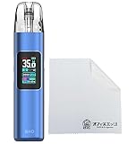 VandyVape BIIO POD KIT バンディーベイプ 電子タバコ vape 本体 ベイプ スターターキット 持ち運び シーシャ 小型 充電式 ニコチン0 [F-7] 【オフィスエッジクリーナークロス付き】 (ジャズブルー)