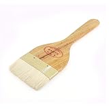 uxcell ペイントブラシ ハンドヘルド 柔らかい毛 木製ハンドル 280mm 全長 100mm 幅