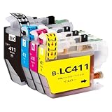 brother用インクカートリッジブラザー用LC411互換プリンターインクLC411-4PK 4色セット LC411C LC411M LC411Y LC411BK対応機種：DCP-J526N/J528N/J914N/J915N/J926N-W/J926N-W/B /J928N-B/J1800N/ MFC-J904N/J905N/J739DN/DWN /J939DN/DWN