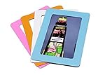 Set of 4 Classical Magnetic Picture Frames 4 X 6 Magnetic Fridge Frame Perfect for Holding Notes Fil