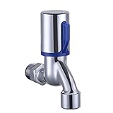 KES K1006B Brass Bid Tap 1/2" with Aerator Wall Mount, Polished Chrome [並行輸入品]