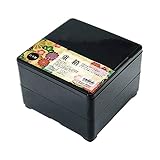 田中箸店 4.5 二段 重箱 黒