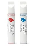 MASKING COLOR マスキングカラー ペンタイプ Sサイズ 38ml 透明《ピロールレッド（TR100）1本 セルリアンブルー（TR503）1本》