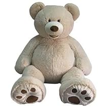 【コストコくま】Hugfun 53インチ ホワイト　クリーム　135cm 2025年最新】コストコ くま 135cmの人気アイテム - メルカリ