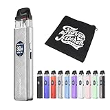 【XROS5】 VAPORESSO XROS 5 ベポレッソ クロス・ファイブ｜COREX3.0搭載・1500mAh・0.88インチ液晶・RDL/MTL両対応・エアフロー調整機構搭載｜FlavorKitchenオリジナルミニポーチ同梱｜VAPE ベイプ 電子タバコ スターターキット (Grey Silk)